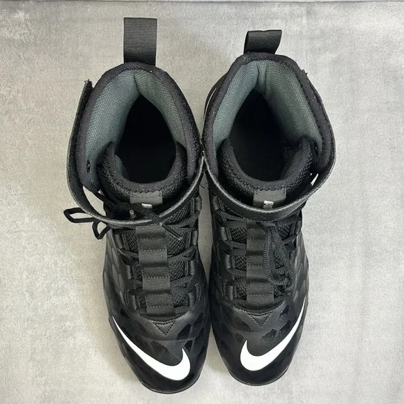 Nike Force Savage Shark 2 Football Cleats Black Mens 12.5 No Box - Picture 6 of 11